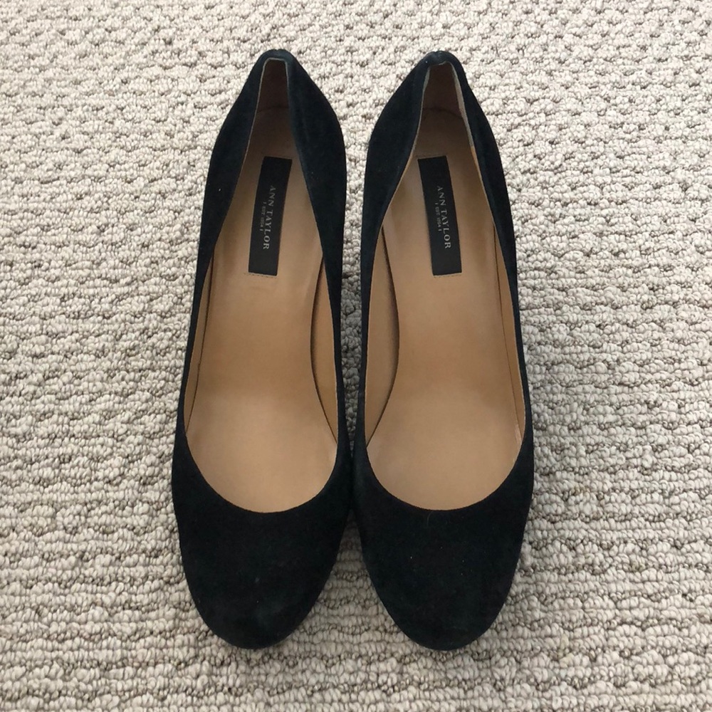 Ann Taylor perfect block heel - glitter